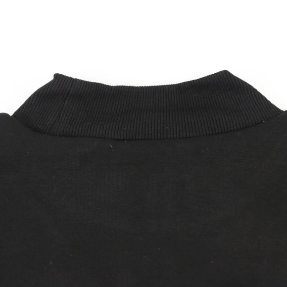 NEW Spring NOD New York Black Striped Cuff Turtle Sweatshirt with Green Blend - Picture 9 of 12